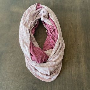 Grey and purple scarf from Apt 9